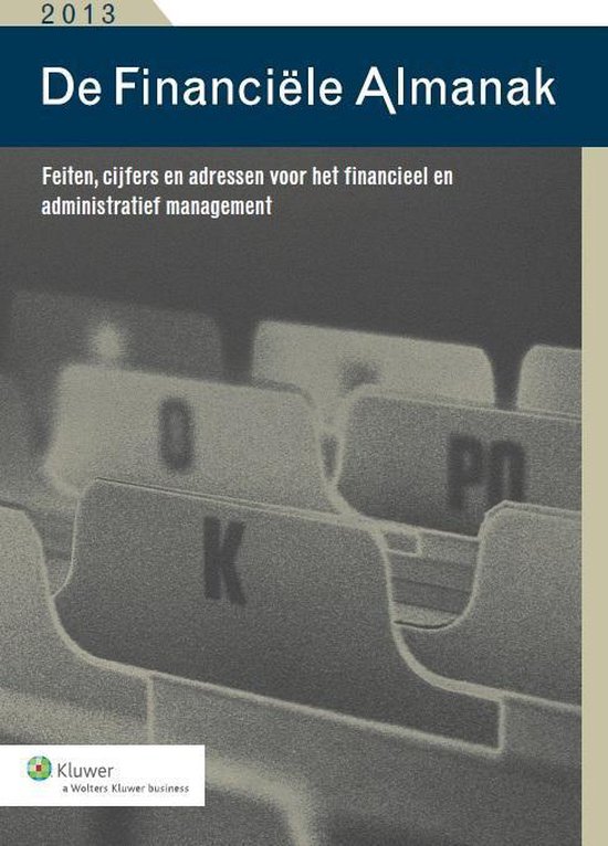 Cover van het boek 'De financiele almanak  / 2013'