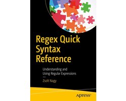 Omslag van Regex Quick Syntax Reference