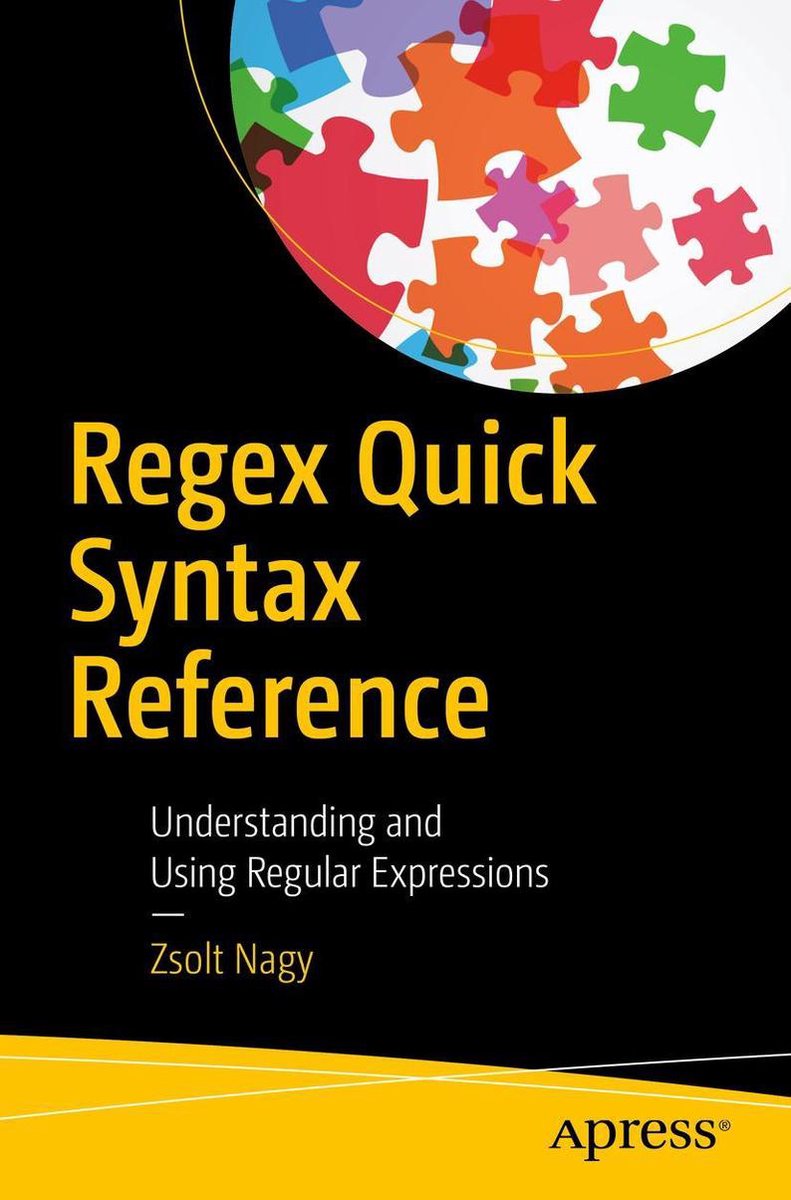 Omslag van Regex Quick Syntax Reference