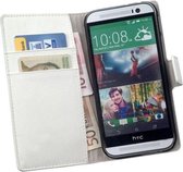 HC Bookcase Wit Flip case Wallet Telefoonhoesje HTC One Mini 2