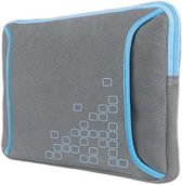 Trust Notebook Sleeve - Grijs - Blauw - 15.4 Inch