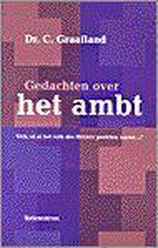 9789023904168 - Gedachten over het ambt