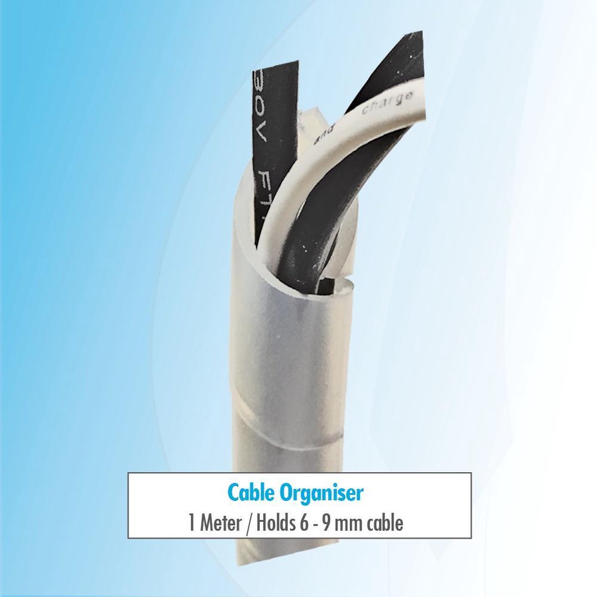 Budget 1 meter kabel organizer slang 9 mm tot 65 mm