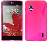 LG Optimus G Silicone Case s-style hoesje Roze