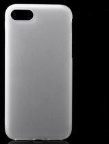 Shop4 - iPhone 8 Hoesje - Zachte TPU Case Wit