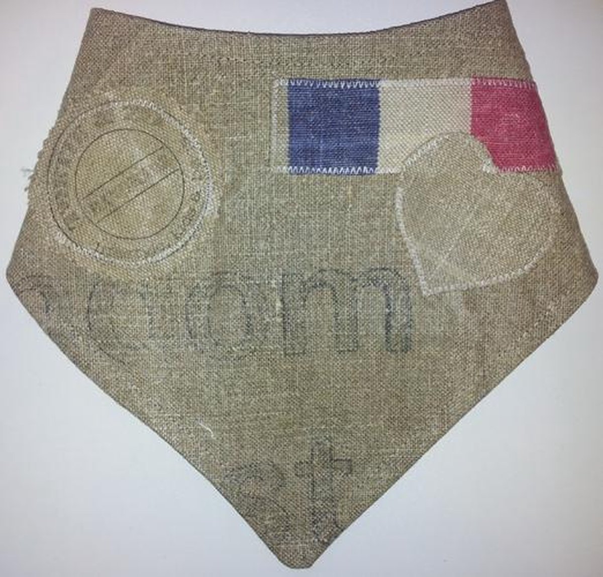 Goedkoopste Toetie & Zo Handgemaakte Slabber, bandana PTT Post, slab, slabbetje, kraamcadeau