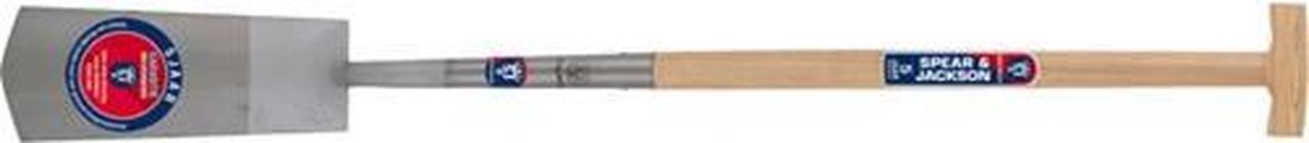 Spear & jackson Spear & Jackson Draineerspades met steel en T-handvat gepolijst 914mm 327 x 127 x 108mm