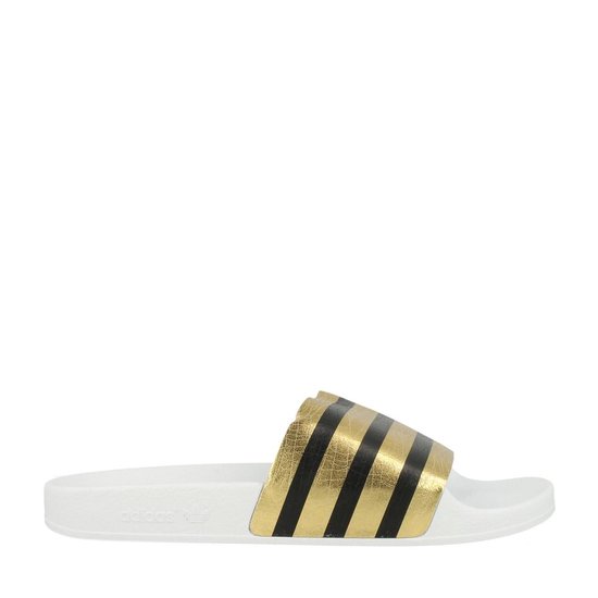 adidas ADILETTE W S78860 Goud;Wit maat 44.5 | bol