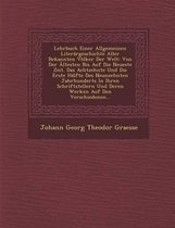 Lehrbuch Einer Allgemeinen Literargeschichte Aller Bekannten Volker Der Welt