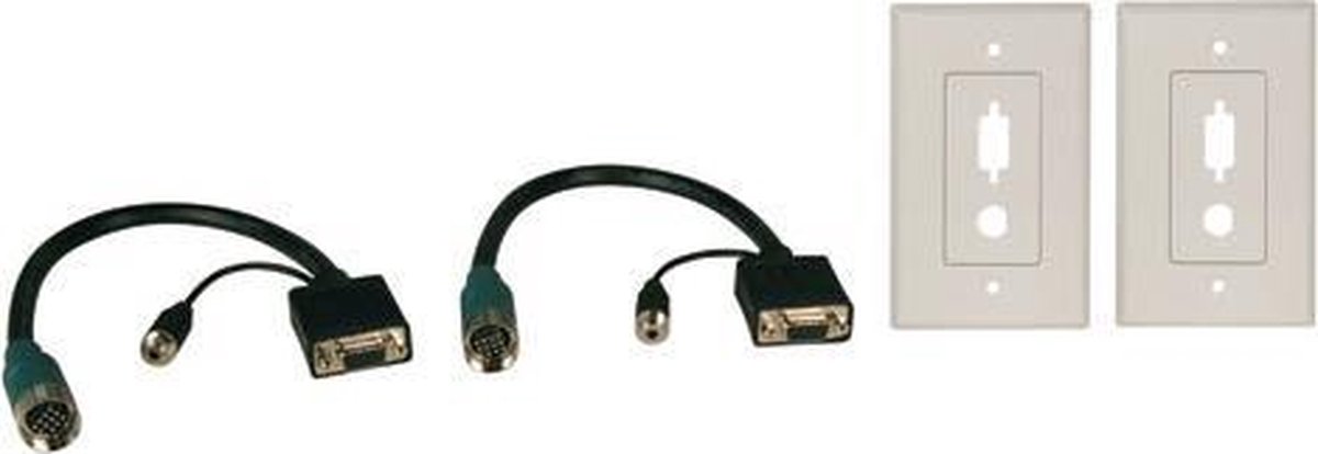 Tripp Lite EZA-VGAAF-2 kabeladapter/verloopstukje HD15&3.5mm
