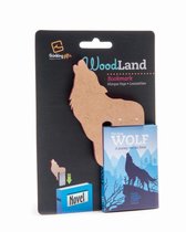 Woodland Bookmark Wolf (Wooden Bookmark)