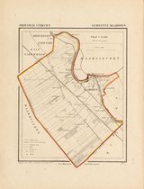 Historische kaart, plattegrond van gemeente Maarssen in Utrecht uit 1867 door Kuyper van Kaartcadeau.com