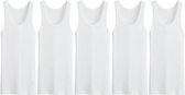 5 stuks Heren onderhemd - wit - XL
