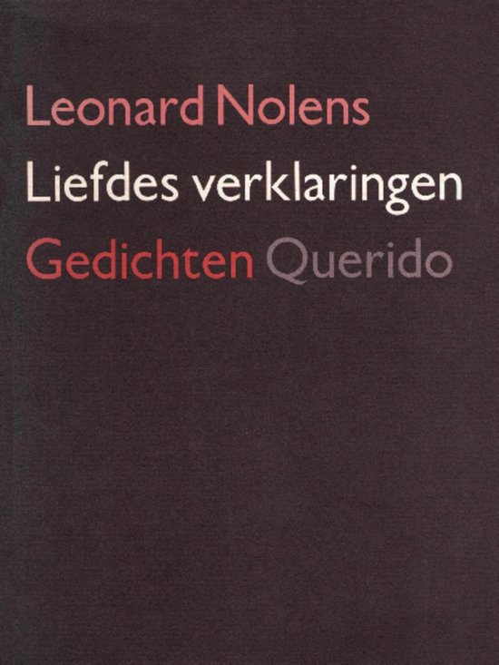 Liefdes verklaringen - cover