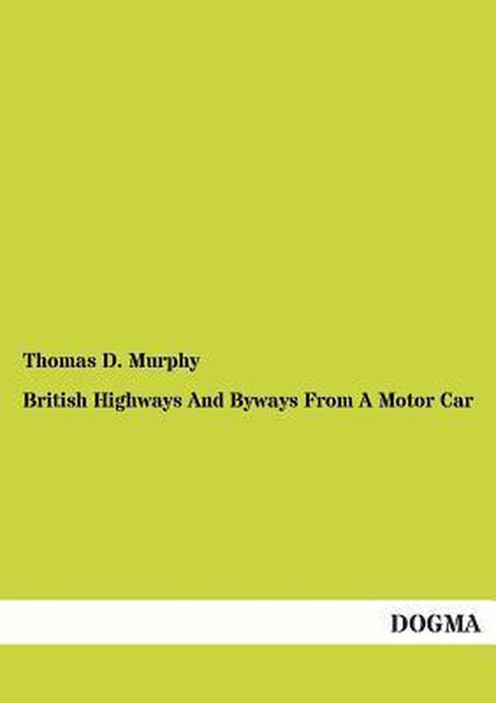 British Highways and Byways from a Motor Car - cover