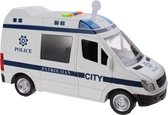 Jonotoys Politieauto Wit 1:16