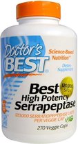 Best High Potency Serrapeptase 270 vegetarische capsules, 120,000SPUs