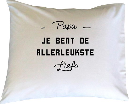 Vaderdag Kussensloop | Papa, je bent de allerleukste! | bol.com