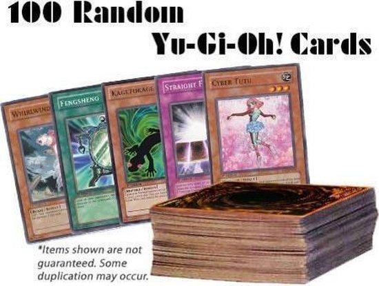 Yu-Gi-Oh! 100 Random Kaarten Inclusief 2 Random Foil Cards