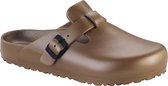 Birkenstock Sloffen Unisex - Metallic Copper - Maat 38