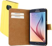 Mobiparts Premium Wallet Case Samsung Galaxy S6 Yellow