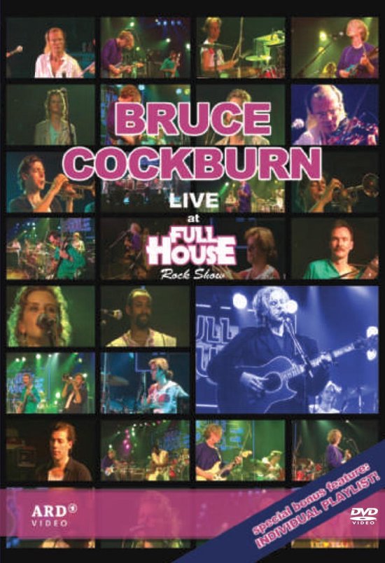 Cover van de film 'Bruce Cockburn - Fullhouse'