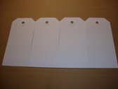 Witte labels, 60 x 120 mm, 100 stuks