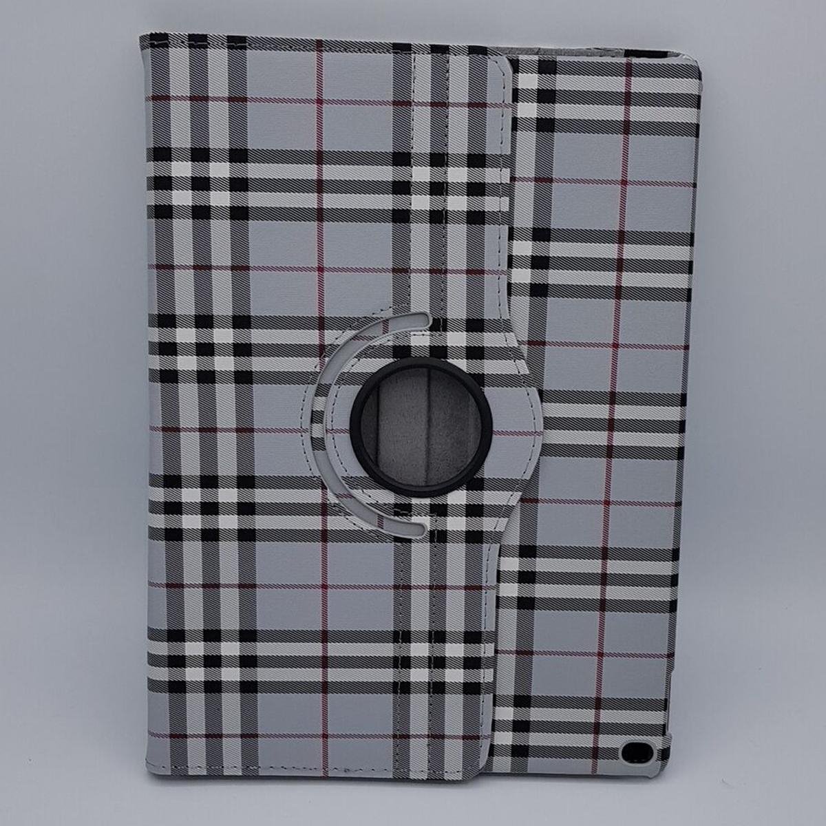 Voor iPad Pro 10.5 inch case / hoes – Burberry Style – grijs