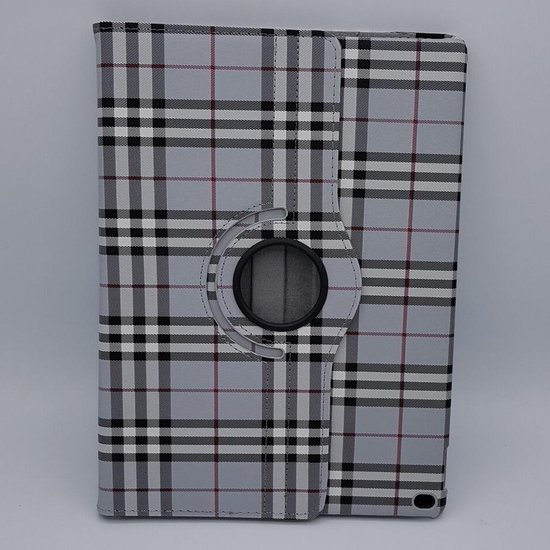 Voor iPad Pro  inch case / hoes – Burberry Style – grijs 