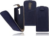 Devills LG G2 Mini Lederen Flip Case Hoesje Zwart
