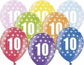 Ballonnen 10 met sterretjes 6x