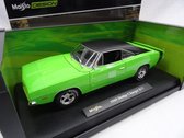 Dodge Charger R/T 1969 Green/Black Roof
