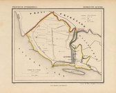 Historische kaart, plattegrond van gemeente Kuinre in Overijssel uit 1867 door Kuyper van Kaartcadeau.com
