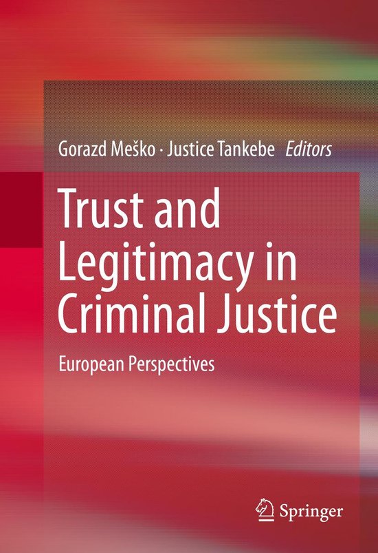 Social Sciences (R0) - Trust and Legitimacy in Criminal Just ... - cover