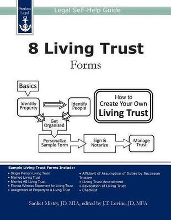 Legal Self-Help Guide- 8 Living Trust Forms - cover