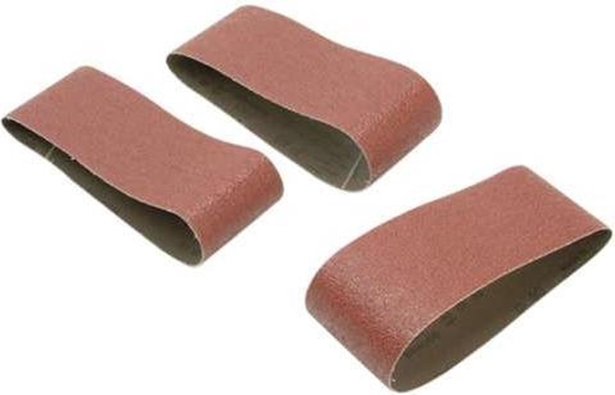 PIRANHA schuurband - voor bandschuurmachine - 100 x 560 mm - korrel 60 - 3 stuks
