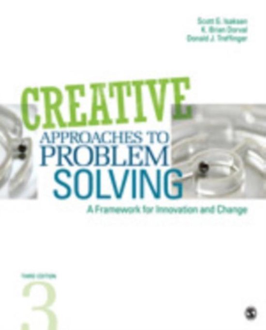 creative approaches to problem solving isaksen
