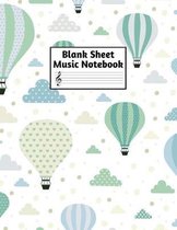 Blank Sheet Music Notebook