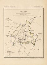 Historische kaart, plattegrond van gemeente Goor in Overijssel uit 1867 door Kuyper van Kaartcadeau.com