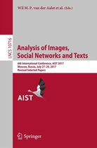 Lecture Notes in Computer Science 10716 - Analysis of Images, Social Networks and Texts