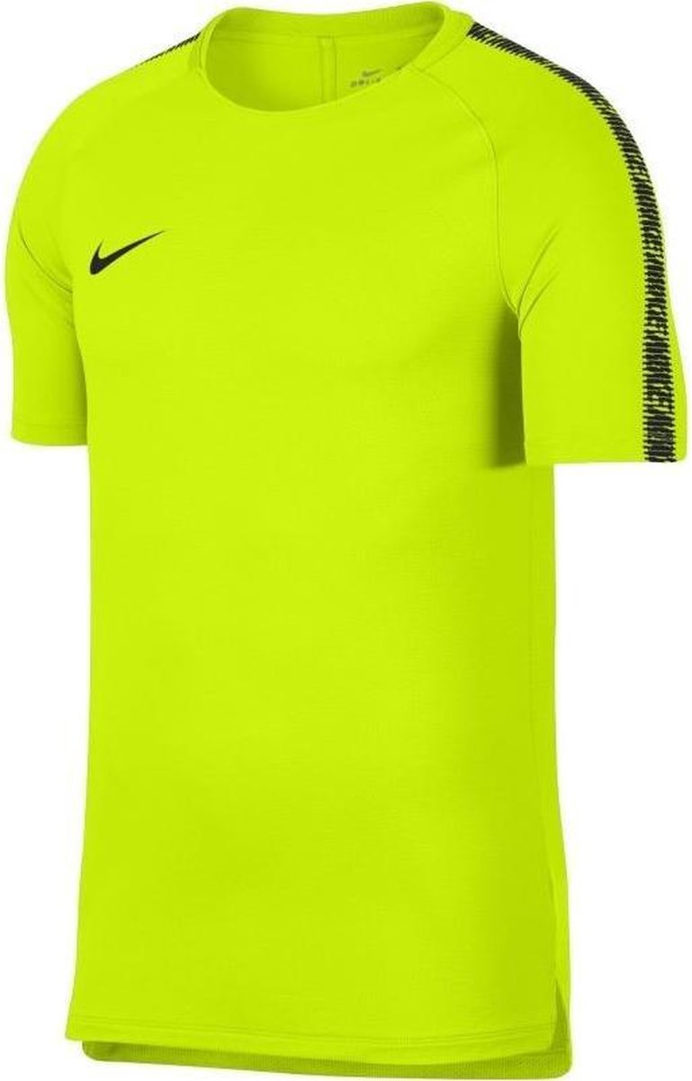 Nike Squad sport shirt - Fluo Geel | bol.com