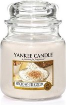 Yankee Candle Medium Jar Spiced White Cocoa