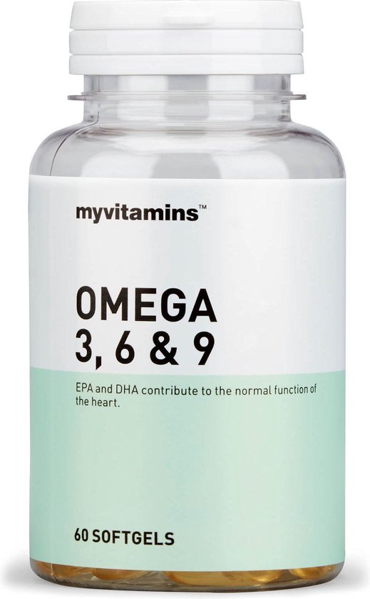Myvitamins Omega 3, 6 & 9, 60 Soft Gels (60 Softgels) Myvitamins