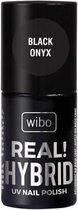 Wibo Real Hybrid UV Nail Polish #1 Black Onyx