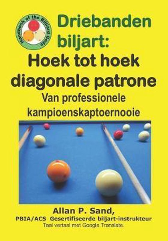 Driebanden biljart - Hoek tot hoek diagonale patrone - cover