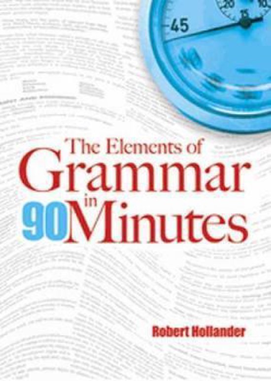The Elements of Grammar in 90 Minutes - cover