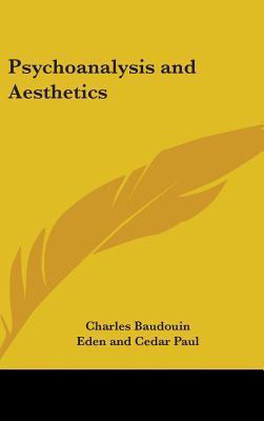 Psychoanalysis and Aesthetics - cover