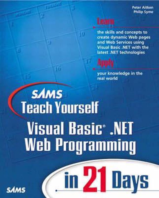 Sams Teach Yourself Visual Basic .NET Web Programming in 21  ... - cover
