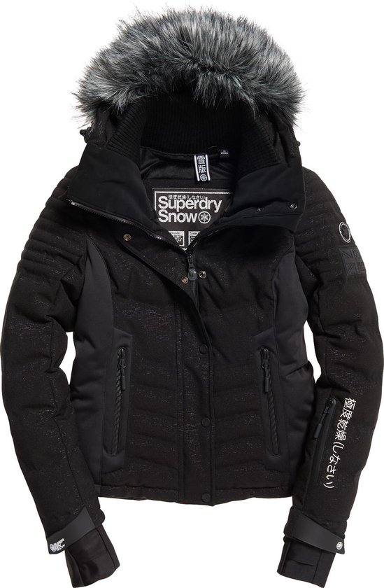 Superdry Luxe Snow Puffer Wintersportjas - Maat S - Vrouwen - zwart |  bol.com