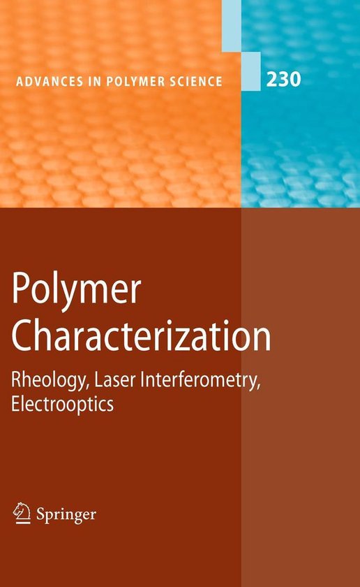Advances in Polymer Science 230 Polymer Characterization (ebook